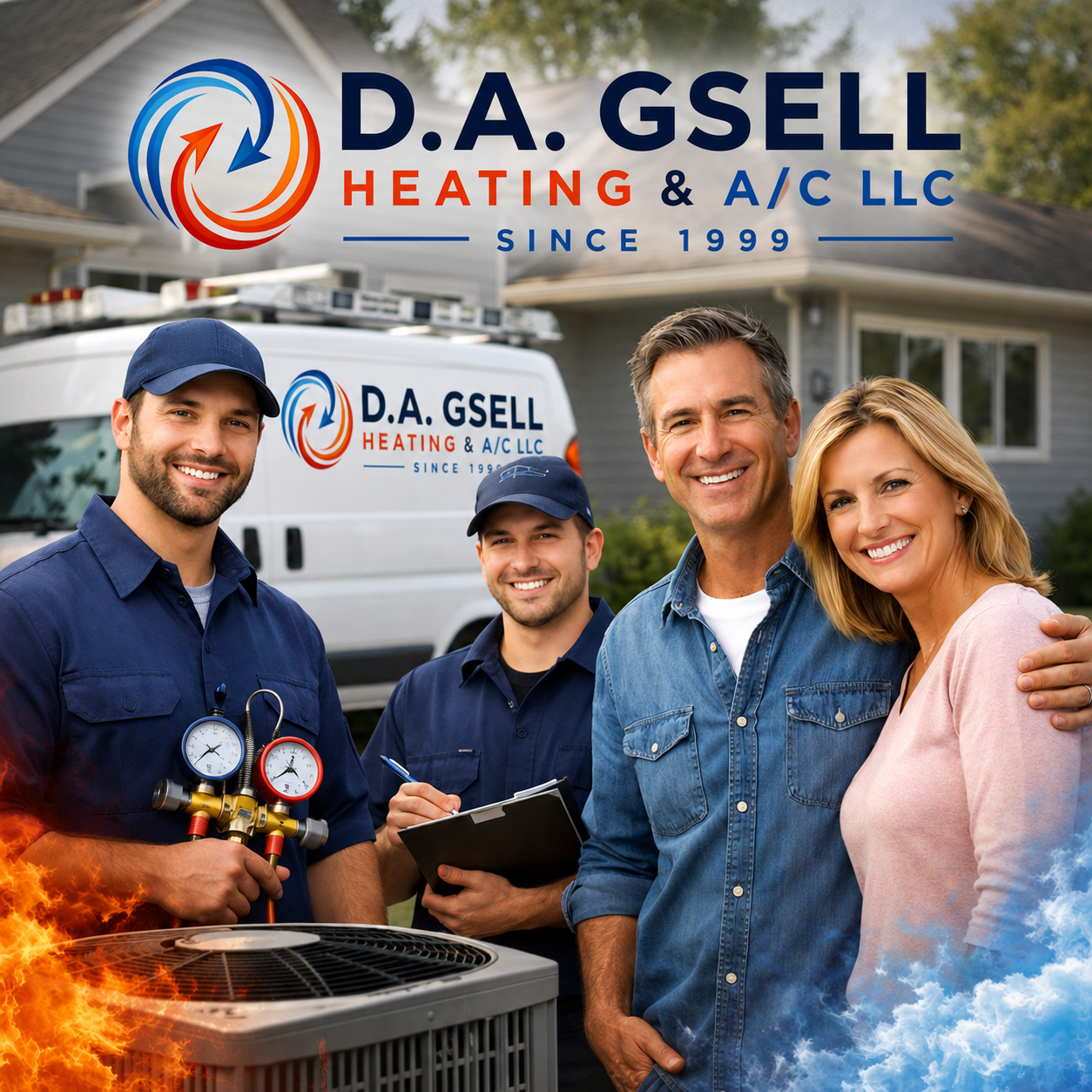Comfort and care with D.A. Gsell Heating and Cooling